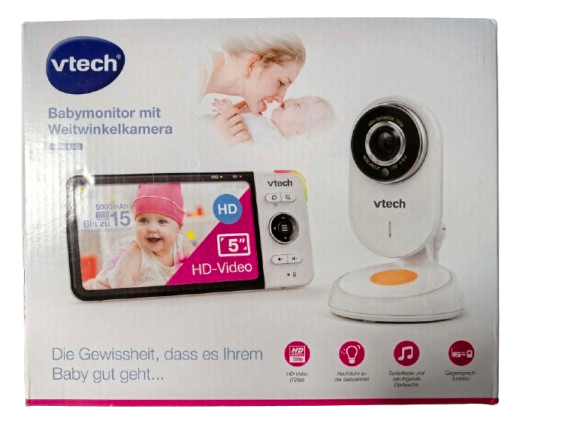 VTECH VM818 HD vigilabebés electrónico con cámara gran angular LCD de 5"