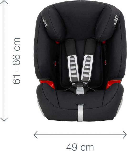 BRITAX ROMER EVOLVA 1-2-3 seggiolino auto 9-36kg gr 1/2/3