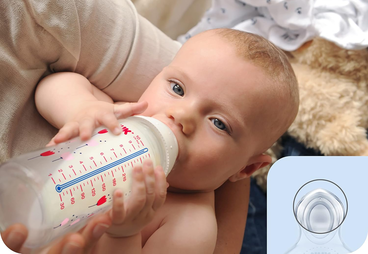 NUK First Choice+ LAHEV 150 ml 0-6 m savička M indikátor teploty