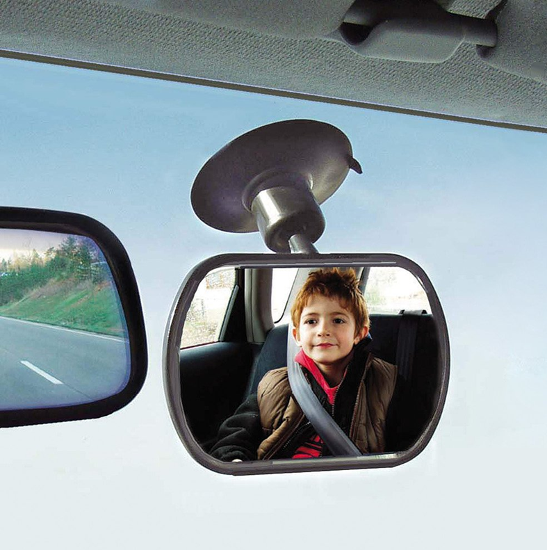 Oglindă auto DIAGO pentru supravegherea copilului 7 x 10 cm cu ventuză