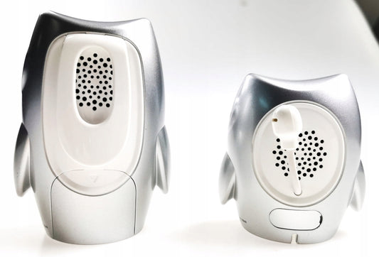 VTECH BM2300 cyfrowa NIANIA ELEKTRONICZNA z lampką, srebrny baby monitor DECT z czujnikiem temperatury