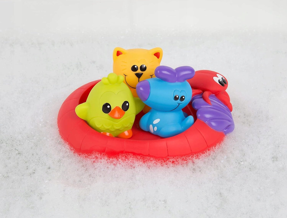 PLAYGRO Splash and Float gumowe zabawki do kąpieli 6 m+ 4 elementy – zdjęcie produktu 2