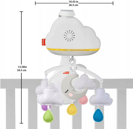 FISHER PRICE Mobile mit Geräuschsensor, Nachtlicht „O
