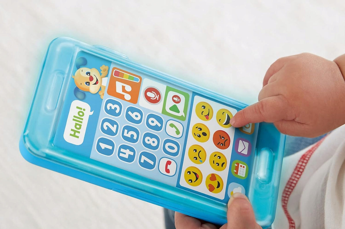 Fisher-Price FPR14 smartphone interactivo graba un mensaje para bebés