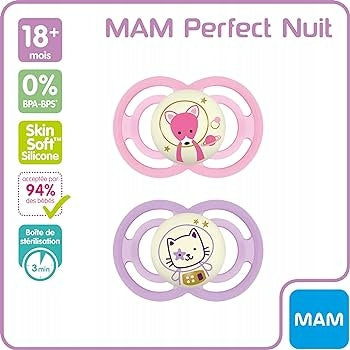 MAM Perfect Night napp x2 18mån+ box