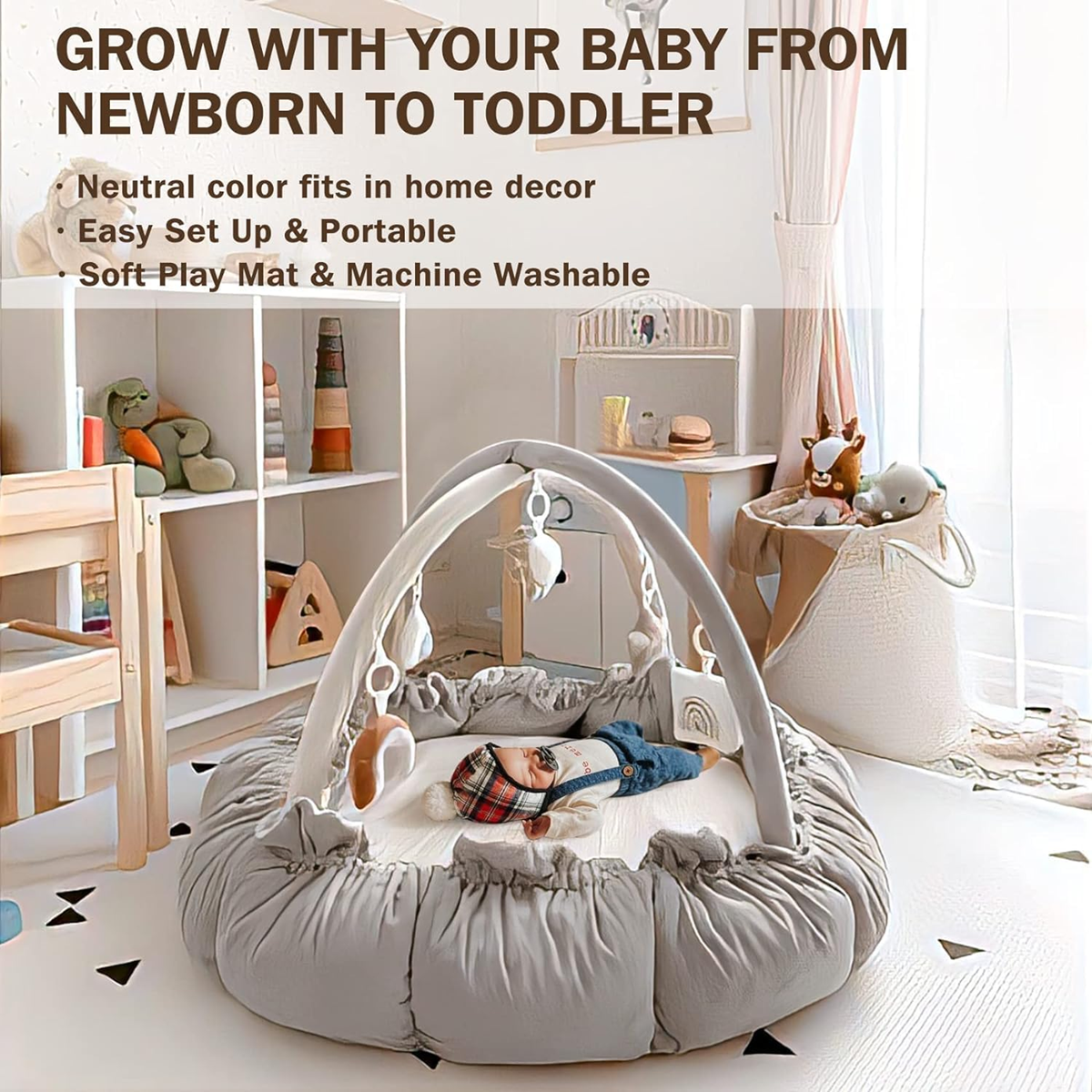 YUMBOT educatief speelkleed + 5-in-1 hangers