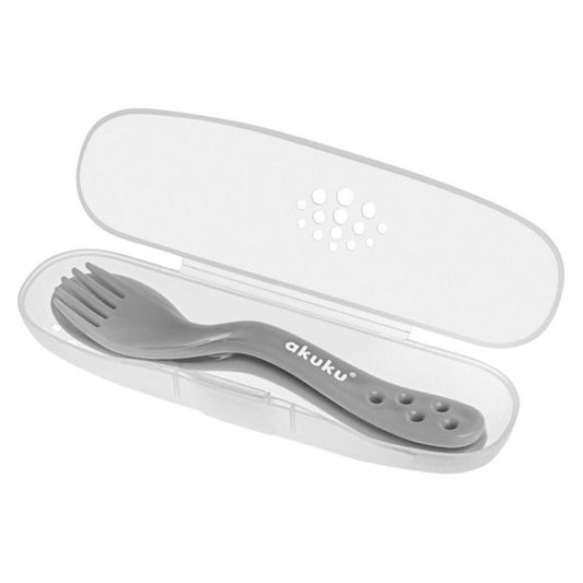 AKUKU sztućce w etui łyżeczka widelec – zdjęcie produktu 2