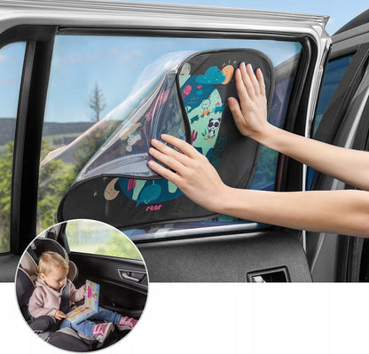 REER TravelKid protector solar para ventana de coche UV 50+ 2 unidades