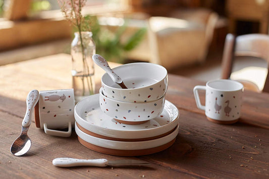LASSIG Tiny Farmer zestaw naczyń porcelanowych