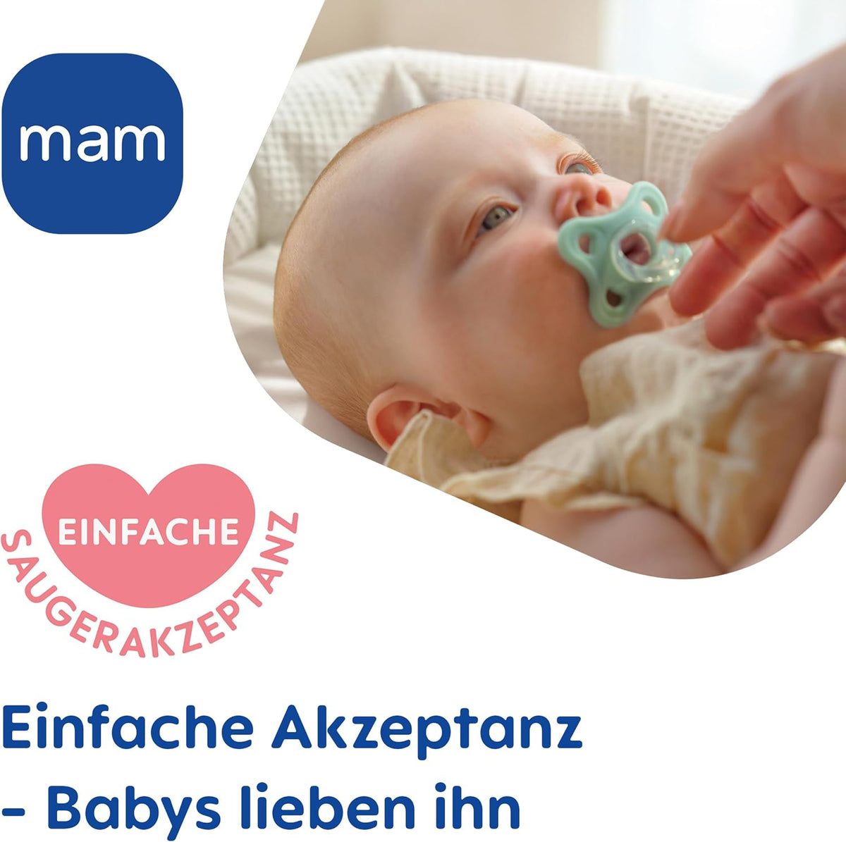 MAM Comfort smoczki silikonowe 0-3 mies. różowe 2 szt. – zdjęcie 2