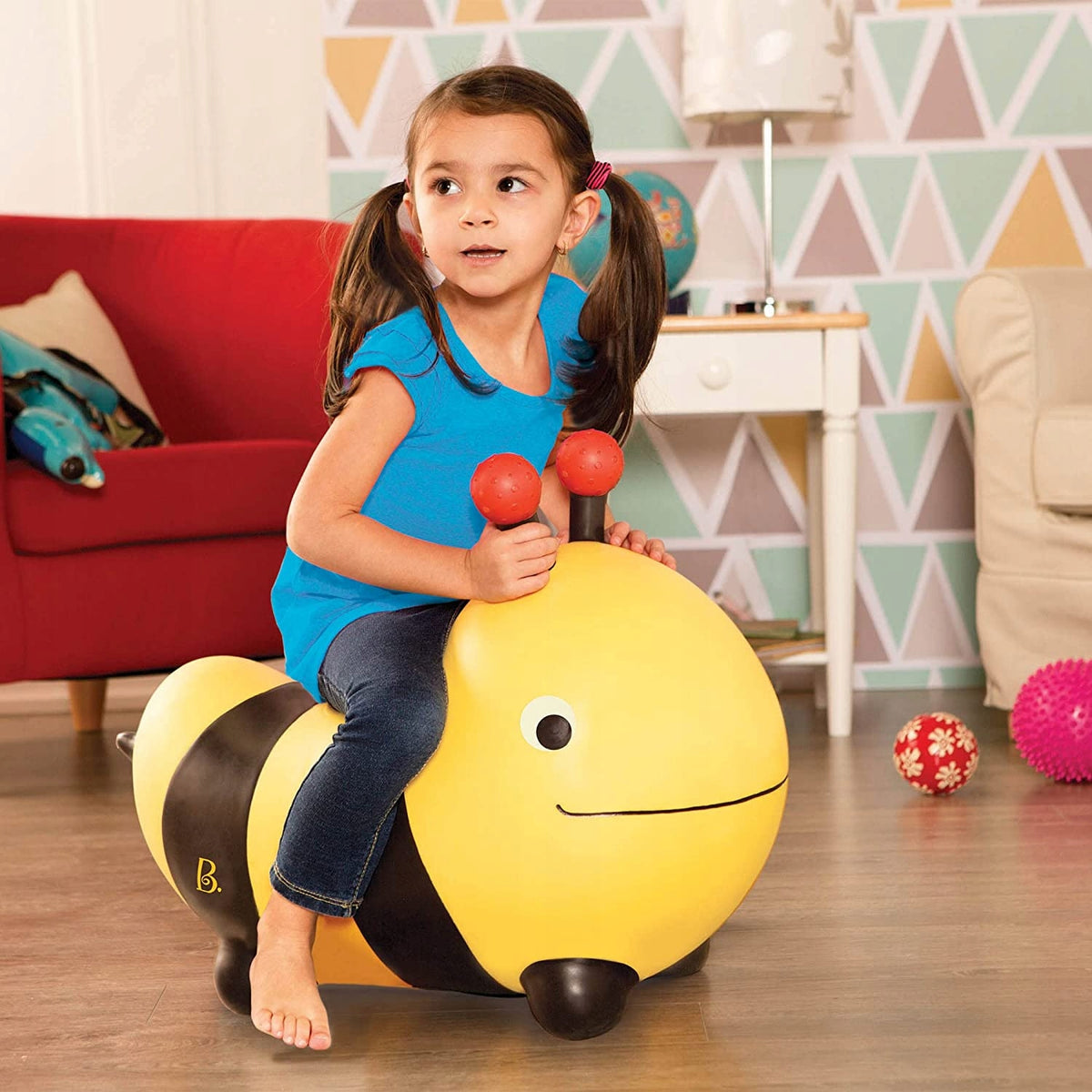 B.TOYS gumiméhe ugráló 64 cm + pumpa