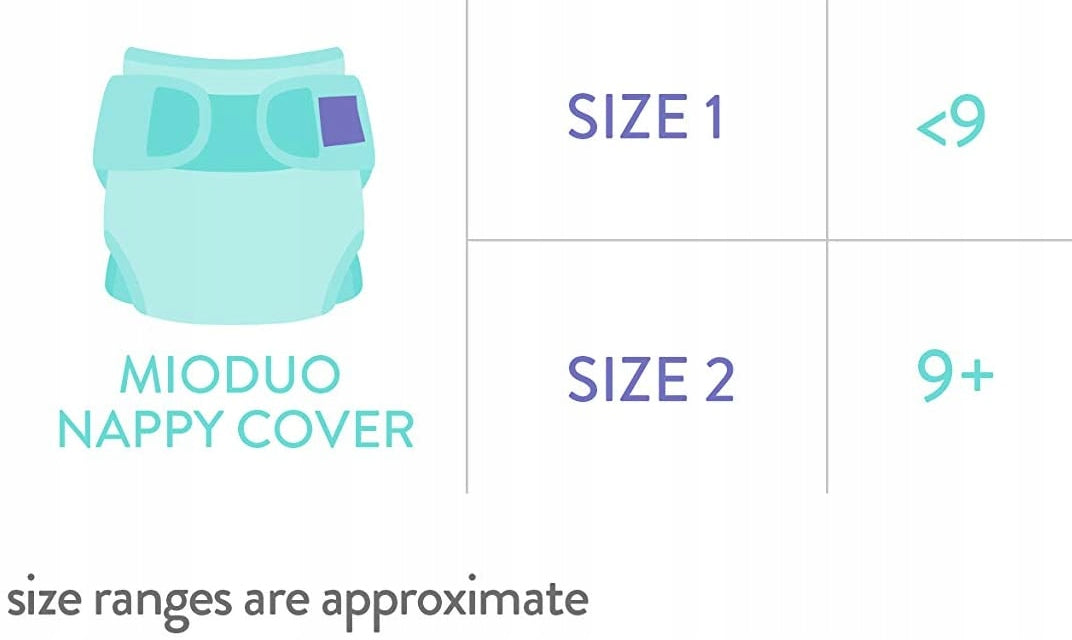 BAMBINO MIO otulacz na pieluchę <9kg biedronki, rozmiar 1, różowy nappy cover