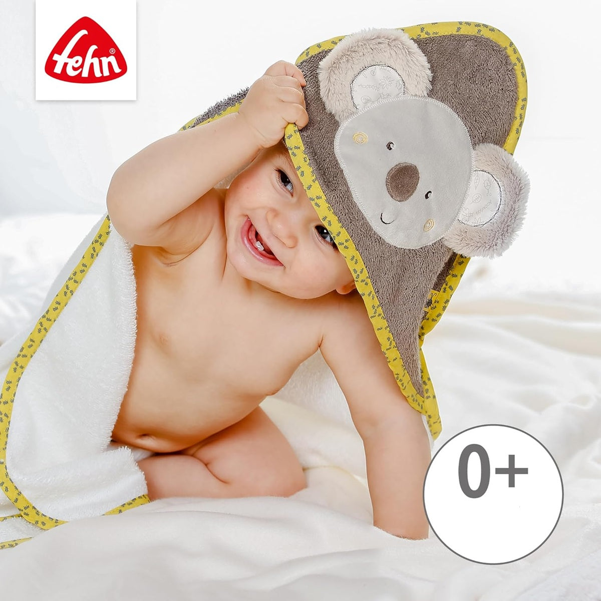FEHN bawełniany ręcznik z kapturem Koala Australia 80 x 80 cm – zdjęcie produktu 3