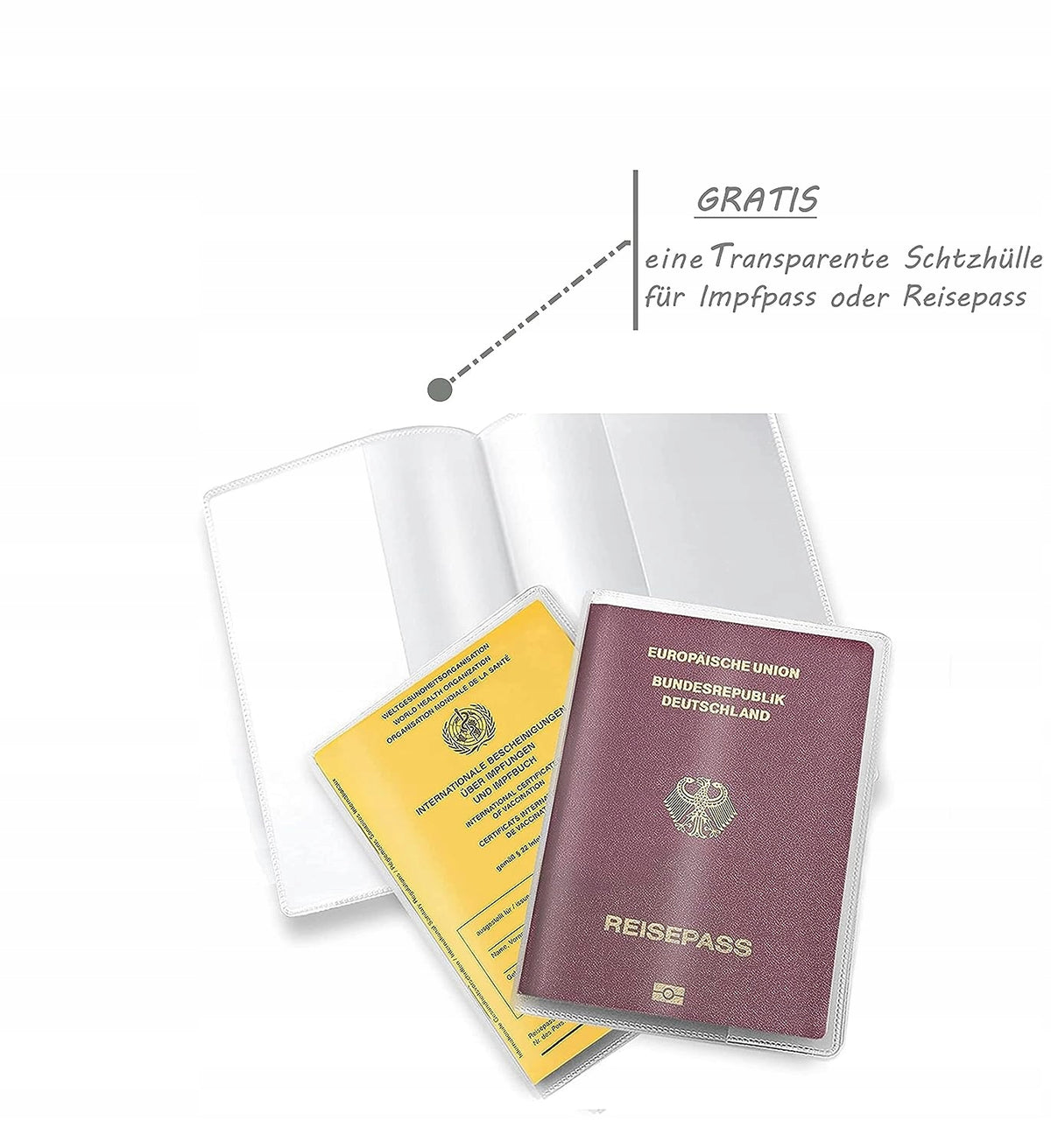 LEYMOON ORGANIZER ETUI na dokumenty kartę szczepień – zdjęcie produktu 4