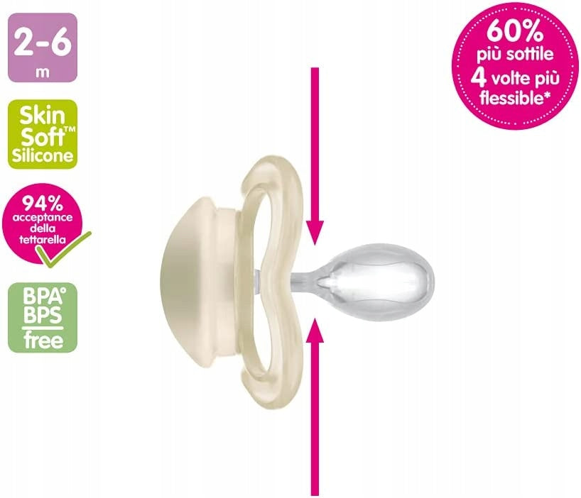 MAM Supreme Night smoczek uspokajający silikonowy 0-6m – zdjęcie produktu 2