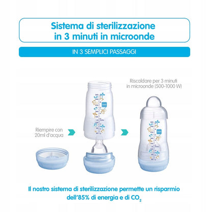 MAM Easy Start butelka antykolkowa 260ml 2m+ x2 – zdjęcie produktu 4