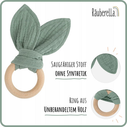 NUDU BABY set de muselina con cojín mordedor KOMFORTER