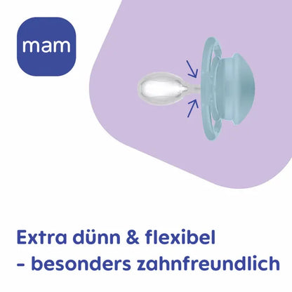 MAM Perfect smoczek uspokajający silikonowy 16m+ x2 – zdjęcie produktu 5