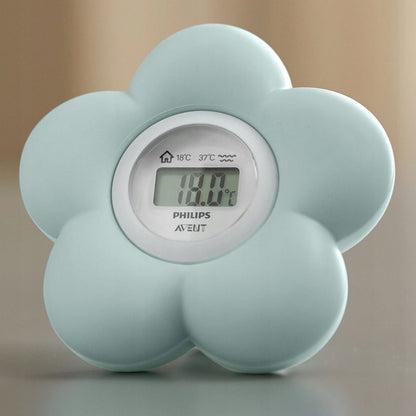PHILIPS AVENT SCH480 termometr 2w1 woda otoczenie, miętowy termometr cyfrowy do wody i otoczenia