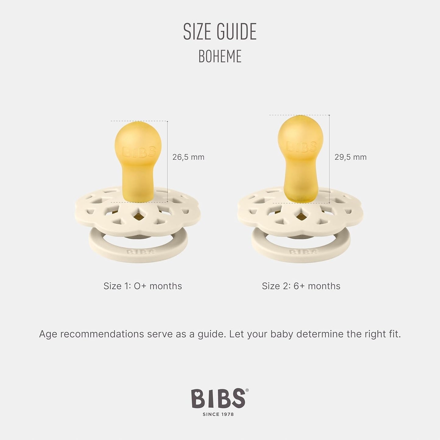 BIBS BOHEME smoczki uspokajające 4pack 0-6msc – zdjęcie produktu 3