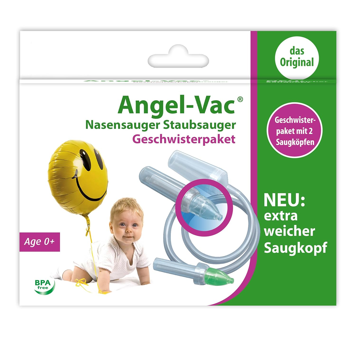 ANGEL-VAC aspirator nazal manual + 2 capete