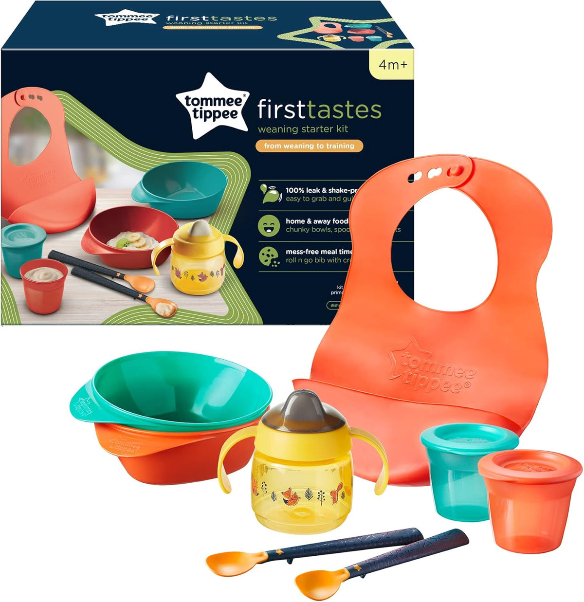 TOMMEE TIPPEE set van servies en accessoires 8-delig.