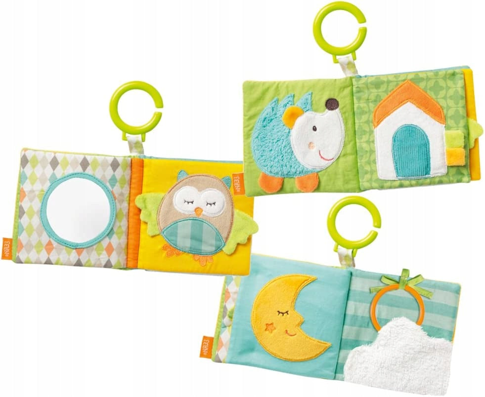 FEHN książeczka sensoryczna z lusterkiem ZAWIESZKA – zdjęcie produktu 4