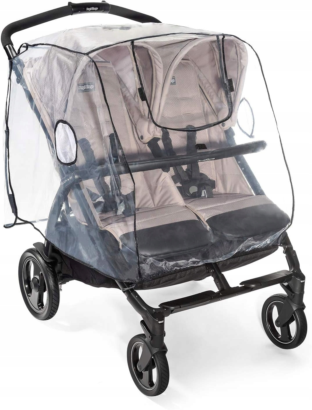 REER funda impermeable para cochecitos gemelares O