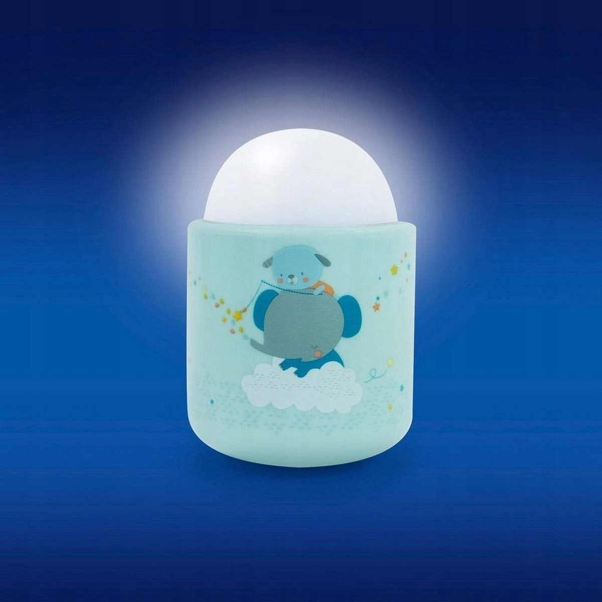 PABOBO Nomade bezprzewodowa lampka nocna 8x5 cm zielona, LED dla spokojnego snu dziecka