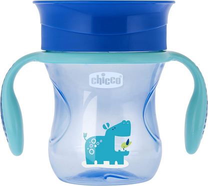 CHICCO Perfect Cup beker met anti-lek tuit 360 graden 200 ml 12 m+