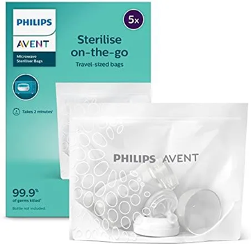 PHILIPS AVENT sáčky na sterilizaci v mikrovlnné troubě x5