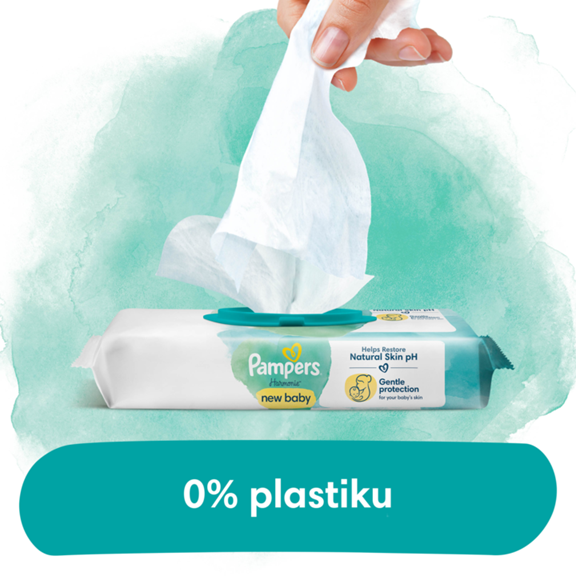 PAMPERS HARMONIE șervețele umede NEW BABY x46