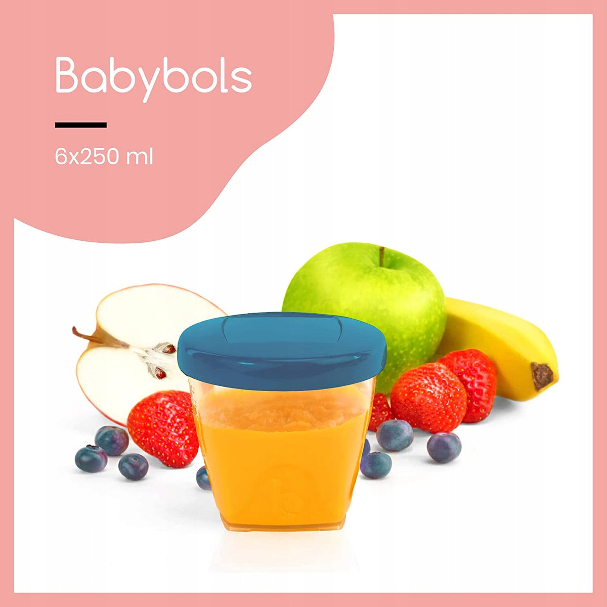 BABYMOOV Babybols récipients 6 x 250 ml
