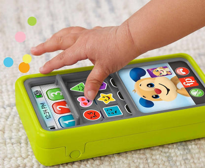 FISHER-PRICE interaktywny SMARTFON 75 piosenek zdań dźwięków J. ANGIELSKI – zdjęcie 2