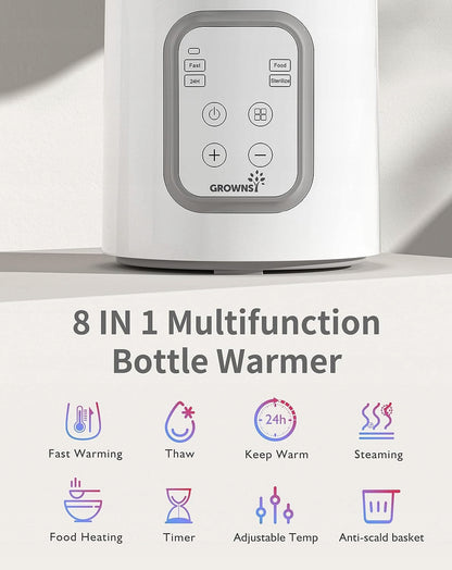 GROWNSY 8 in 1 sterilizzatore scaldabiberon