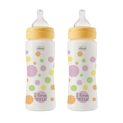 CHICCO Perfect Easy bottles 330 ml fast flow 2 pcs.