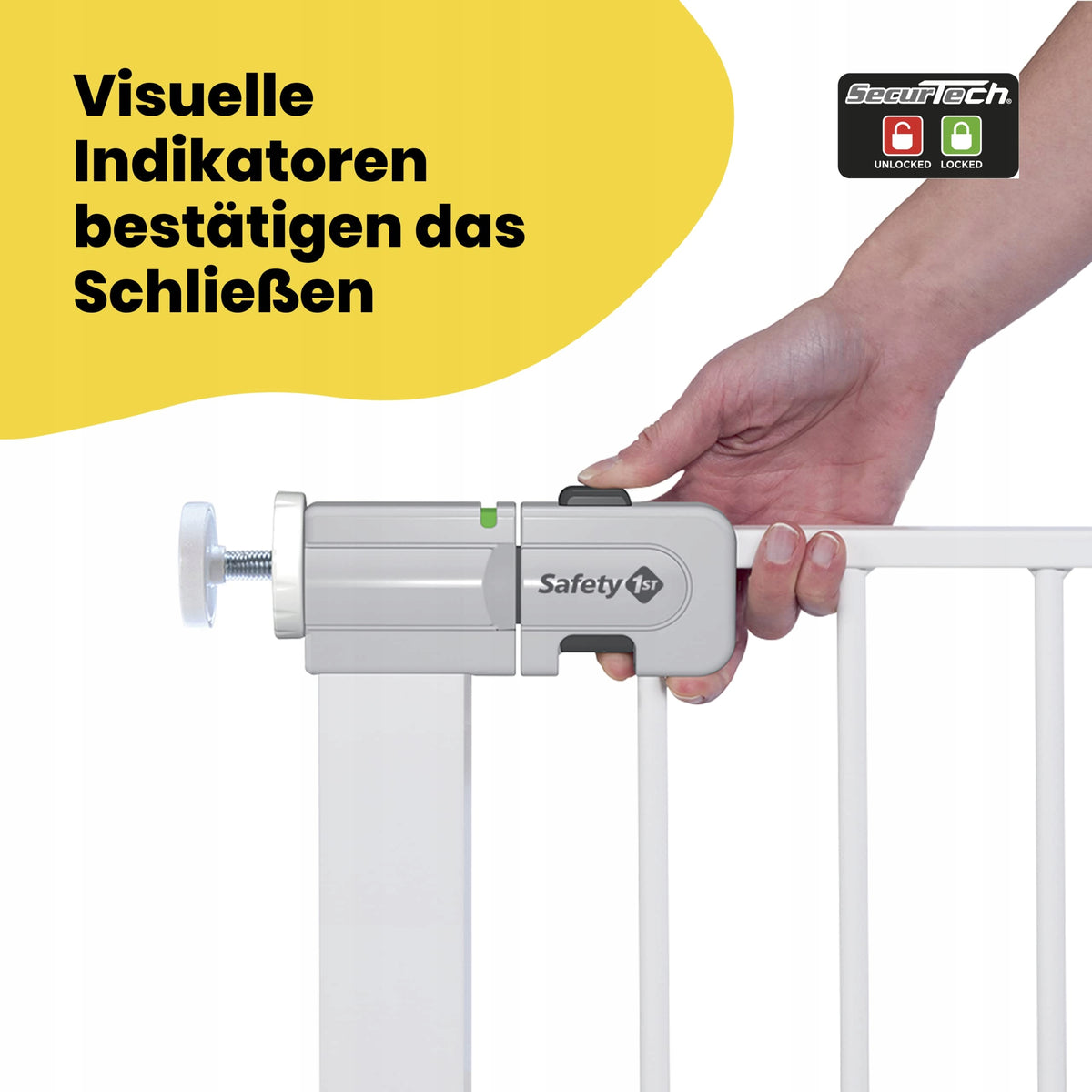 SAFETY 1ST Flat Step barrera de seguridad para escaleras, instalación sin taladrar