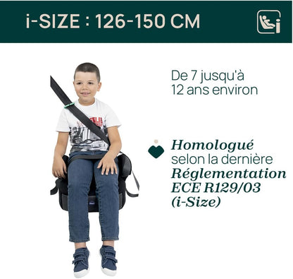 CHICCO Quasar Fix i-Size scaun auto înălțător 126-150cm