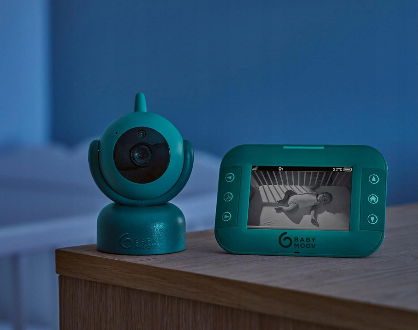 BABYMOOV Yoo Master zdalnie sterowana niania elektroniczna 3,5" – zdjęcie produktu 4