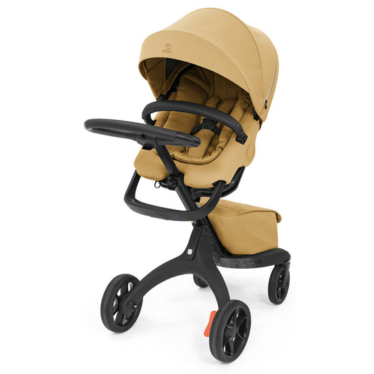 STOKKE Xplory X wózek spacerowy PREMIUM UPF50+ do22kg akcesoria – GOLDEN YELLOW – zdjęcie 1