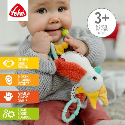 FEHN Dobabydoo sensory stroller toy PARROT