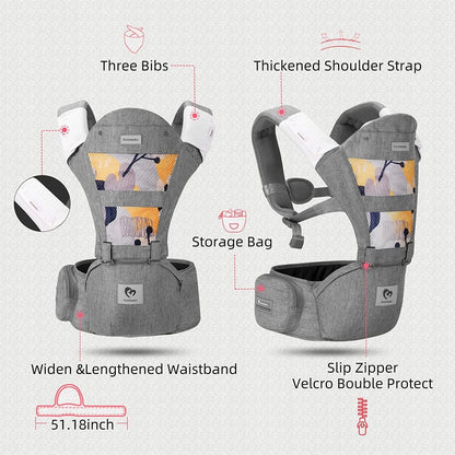 BELLABABY ergonomický nosič s bedrovým pásom 3 v 1, 0 – 36 mes.