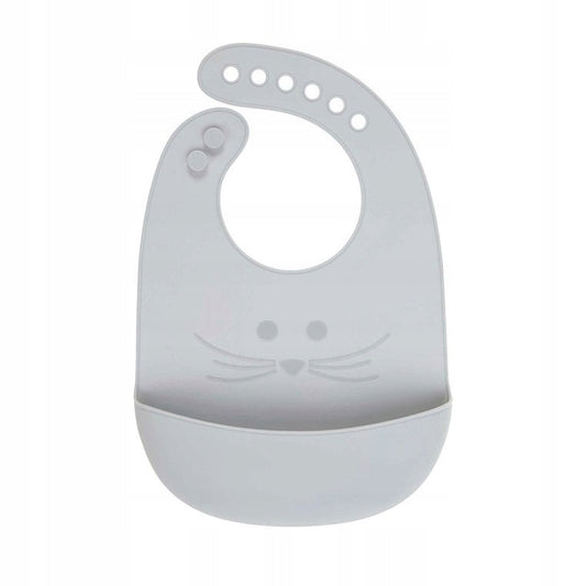 LASSIG bavaglino in silicone con tasca 6-24 mesi