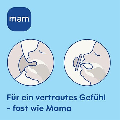 MAM Perfect silicone pacifier 6–16 months x2