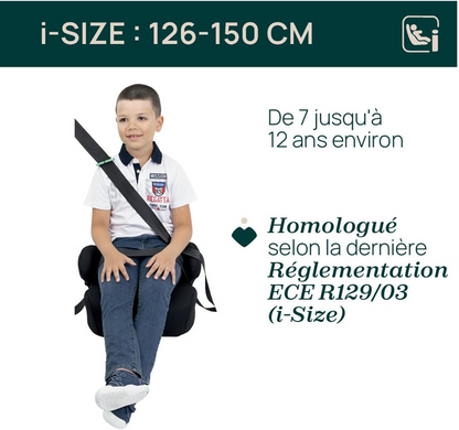 CHICCO Quasar i-Size seggiolino auto rialzato gruppo II III / 15-36kg