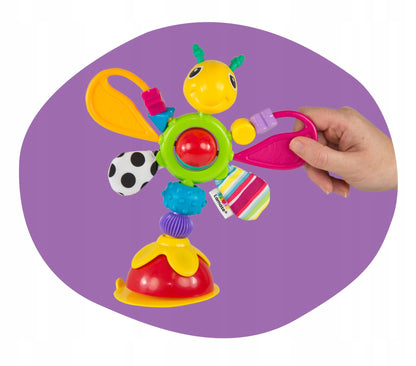 LAMAZE juguete sensorial sonajero con ventosa 6m+