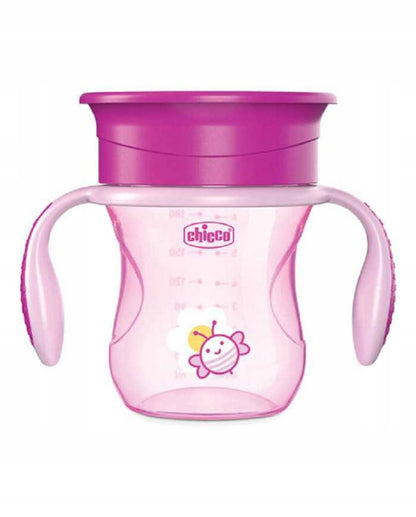 CHICCO Perfect First hrnek nekapající 200 ml 360° 12 m+