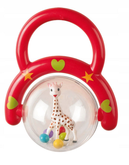 Sophie la Giraffe classic Sophie's Ætch made ofÂ felt and rattle smaller teether