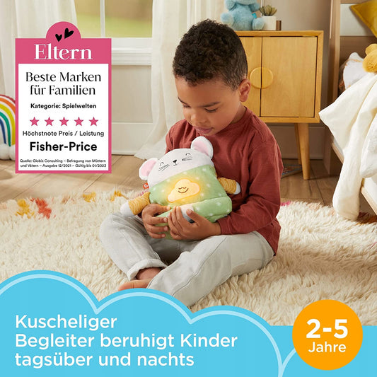 FISHER-PRICE myszka do medytacji uspokajacz J.DE – pluszowa myszka do medytacji dla dzieci 2-5 lat