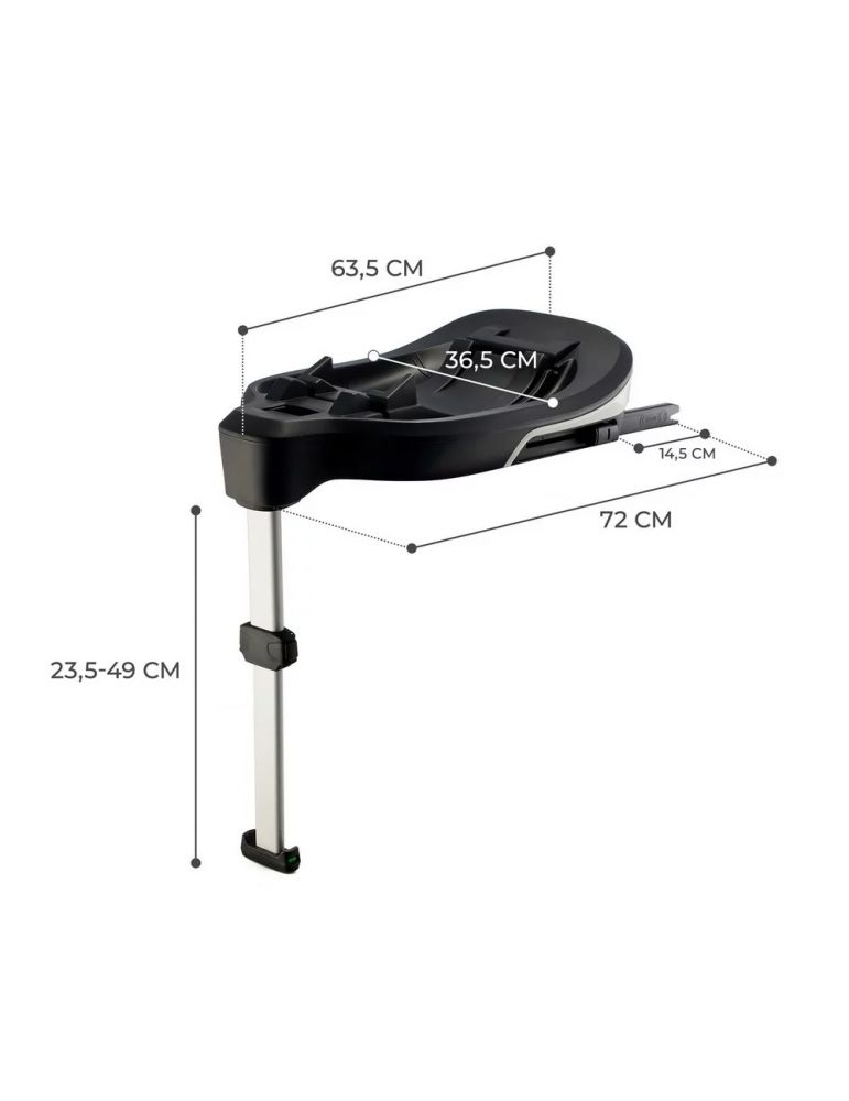 KINDERKRAFT base ISOFIX CARE FX per seggiolini i-Care i-Size